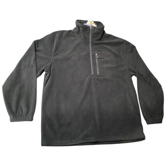 Stillwater Supply Co Size M soft fleece black half-zip shirt jacket hiking nwt - Picture 4 of 9